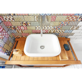 MINIMAL podomítková umyvadlová baterie, nerez mat MI004