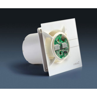 E-100 GTH koupelnový ventilátor axiální s automatem, 4W/8W, potrubí 100mm, bílá 900200