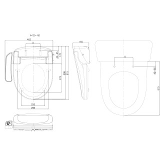 BLOOMING EKO elektronický bidet NB-1120D