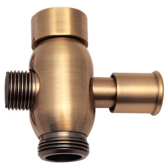 Přepínač sprchového sloupu F3/4"-M1/2"xM3/4", bronz (ANTEA, VANITY) CRO36