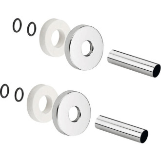 Set krycích rozet, chrom CP6035