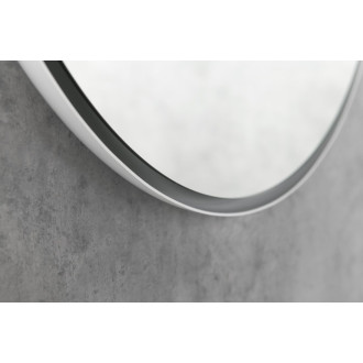 FLOAT kulaté zrcadlo s LED podsvícením ? 740mm, bílá 22574