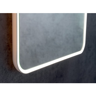 FLOAT zrcadlo s LED podsvícením 500x700mm, bílá 22571
