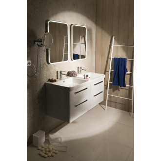 FLOAT zrcadlo s LED podsvícením 600x800mm, bílá 22572