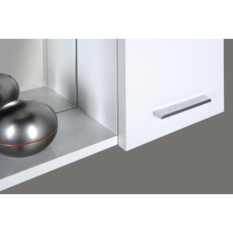 ZOJA/KERAMIA FRESH galerka s LED osvětlením, 60x60x14cm, pravá, bílá 45022