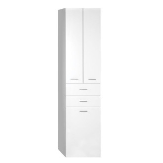 ZOJA/KERAMIA FRESH skříňka vysoká s košem 50x184x29cm, bílá 51293