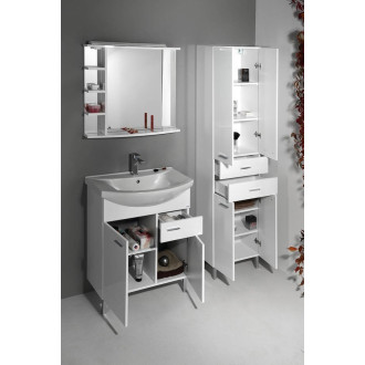 ZOJA/KERAMIA FRESH skříňka vysoká se zásuvkami 50x184x29cm, bílá 51291