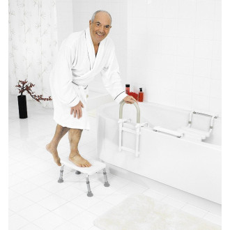 HANDICAP stolička na nohy, výškově nastavitelná, bílá A0102601
