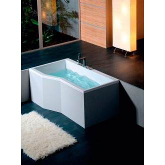 VERSYS L asymetrická vana 170x84x70x47cm, bílá 70111