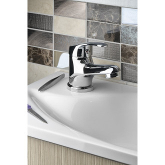 AQUALINE 35 stojánková umyvadlová baterie bez výpusti, chrom 52102