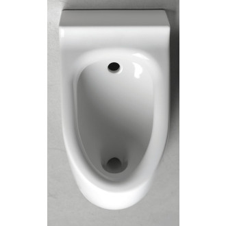 AQUATECH urinál se zakrytým přívodem vody 21x53,5 cm, včetně sifonu, bílá 373501