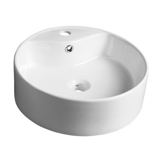 YAKARTA keramické umyvadlo na desku, ? 46 cm, bílá BH7021