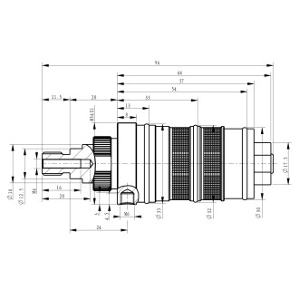 Termostatická kartuše pro KU245, KU292, KU322, KU500, SJ139