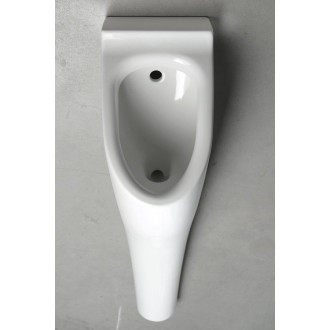 AQUATECH urinál na postavení se zakrytým přívodem 21x92,5x30 cm, včetně sifonu bílá 373001