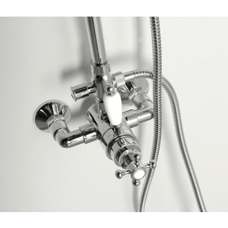 ANTEA sprchový sloup s termostatickou baterií, chrom SET041