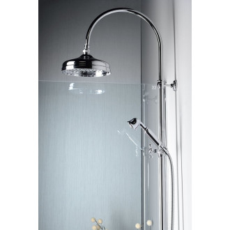 VANITY sprchový sloup k napojení na baterii, hlavová, ruční sprcha, chrom SET061