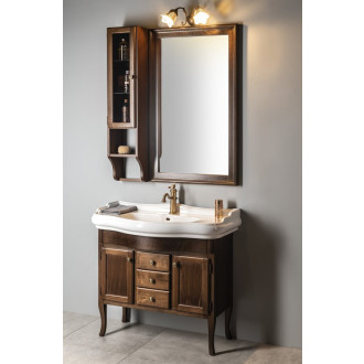 RETRO skříňka k zrcadlu 25x115x20cm, levá, buk 1700