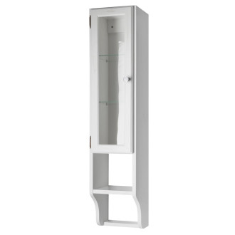 RETRO skříňka k zrcadlu 25x115x20cm, levá, starobílá 1706