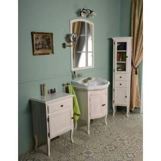 RETRO skříňka 60x80x38cm, starobílá, levá 1714