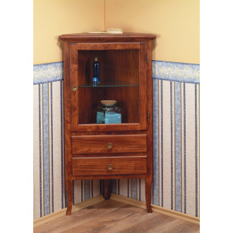 RETRO skříňka rohová 60x120x47cm, buk, pravá 1715