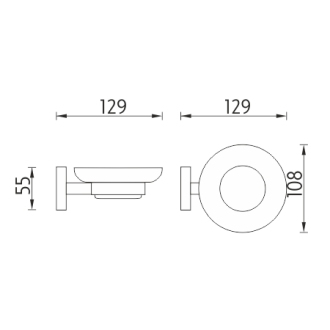Nimco Unix UN 13059C-26 Mýdlenka chrom