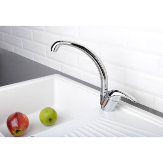 SALY stojánková dřezová baterie, výška 280mm, chrom SA511