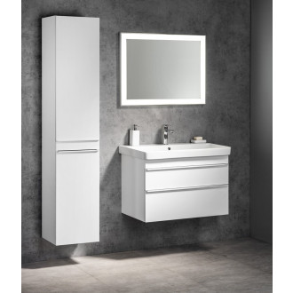 LUMINAR zrcadlo s LED osvětlením v rámu 600x800mm, chrom NL557