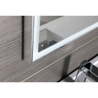 LUMINAR zrcadlo s LED osvětlením v rámu 600x800mm, chrom NL557