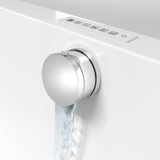 Vanová souprava s napouštěním, bovden, délka 575mm, zátka 72mm, chrom 71684