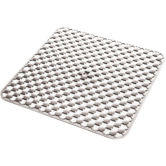 GEO podložka do sprchového koutu 53x53cm s protiskluzem, kaučuk, bílá 97535302