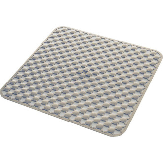 GEO podložka do sprchového koutu 53x53cm s protiskluzem, kaučuk, béžová 97535303