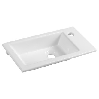ZUNO 50 keramické umývátko nábytkové 50x25cm, bílá 9050