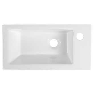 ZUNO 50 keramické umývátko nábytkové 50x25cm, bílá 9050