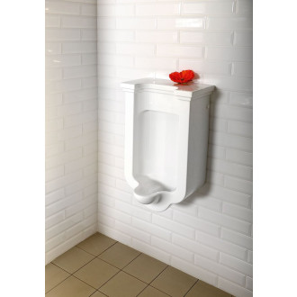 WALDORF urinál se zakrytým přívodem vody, 44x72cm, bílá 413001