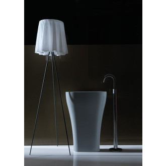 AQUATECH keramické umyvadlo volně stojící, 60x85x40cm, bílá 374201