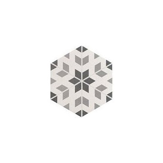 HEXATILE dlažba Harmony B&W 17,5x20 (EQ-10D) (0,714m2) 21357