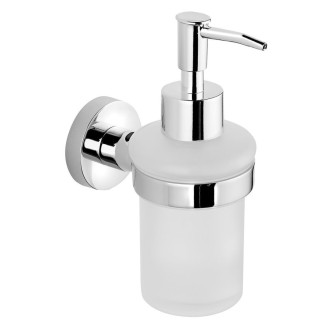 SAMBA dávkovač mýdla 150ml, mléčné sklo, chrom SB119