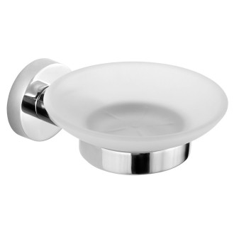 SAMBA mýdlenka, mléčné sklo, chrom SB102