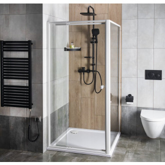 AMICO sprchové dveře výklopné 740-820x1850mm, čiré sklo G70
