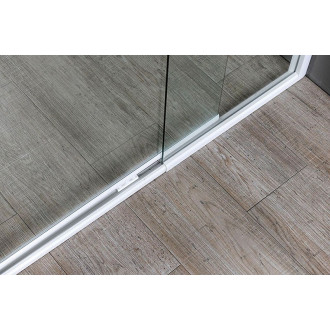 AMICO sprchové dveře výklopné 740-820x1850mm, čiré sklo G70