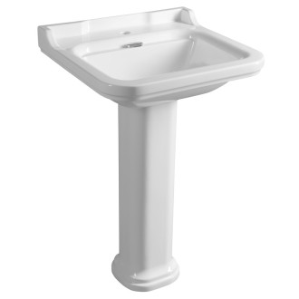WALDORF keramické umyvadlo 60x55cm, bílá 4140K1