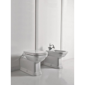 WALDORF WC mísa stojící, 37x65cm, spodní/zadní odpad, bílá 411601