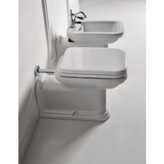 WALDORF WC mísa stojící, 37x65cm, spodní/zadní odpad, bílá 411601