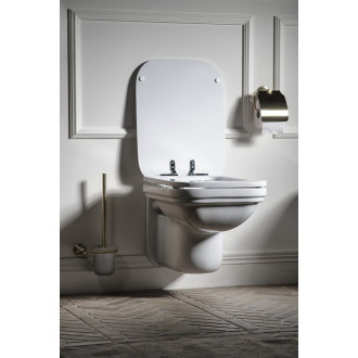WALDORF WC sedátko, Soft Close, bílá/chrom 418801