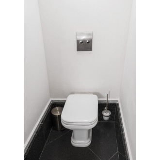 WALDORF WC sedátko, Soft Close, bílá/chrom 418801