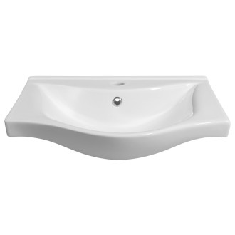 ZARA 55 keramické umyvadlo nábytkové 54x44,5cm, bílá 10055