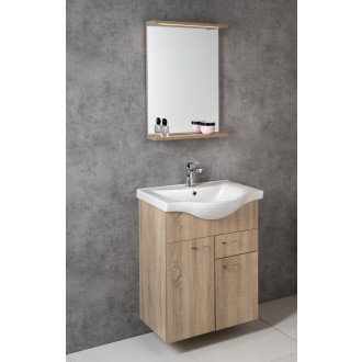 ZARA 65 keramické umyvadlo nábytkové 64,5x46cm, bílá 10065