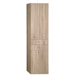ZOJA/KERAMIA FRESH skříňka vysoká s košem 50x184x29cm, dub platin 51295