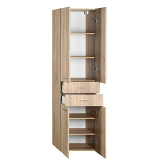 ZOJA/KERAMIA FRESH skříňka vysoká se zásuvkami 50x184x29cm, dub platin 51296