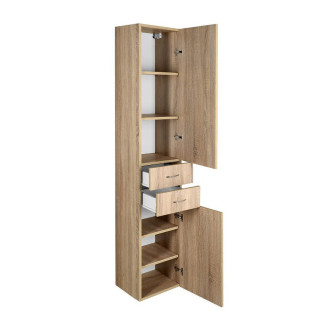 ZOJA/KERAMIA FRESH skříňka vysoká 35x184x29cm, dub platin 51222